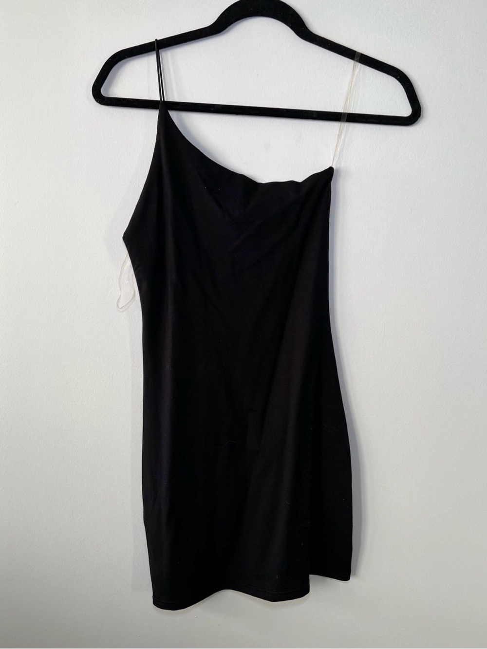 Adika (now Edikted) Black One-Shoulder Mini Dress